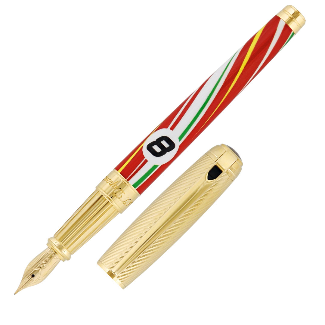 S.T. Dupont Line D Le Mans Fountain Pen Matti Red
