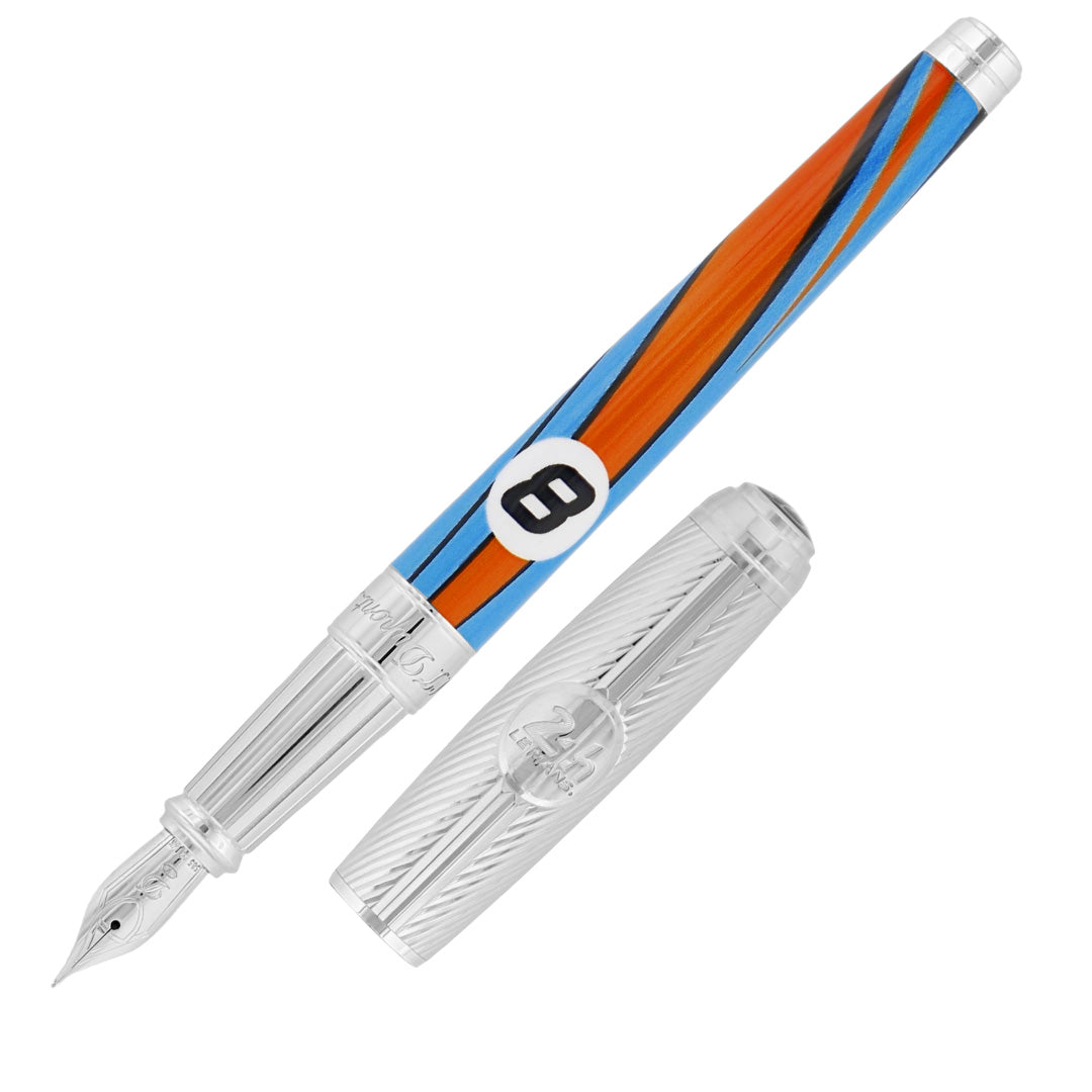 S.T. Dupont Line D Le Mans Fountain Pen Matti Orange