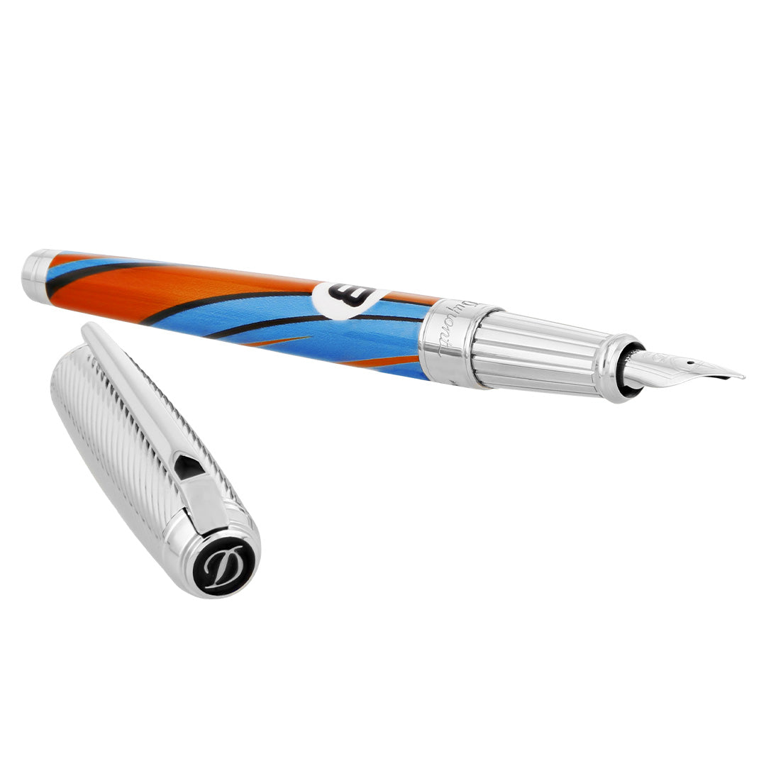 S.T. Dupont Line D Le Mans Fountain Pen Matti Orange
