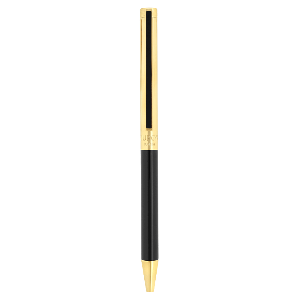 S.T. Dupont Classique Ballpoint Pen Black and Gold