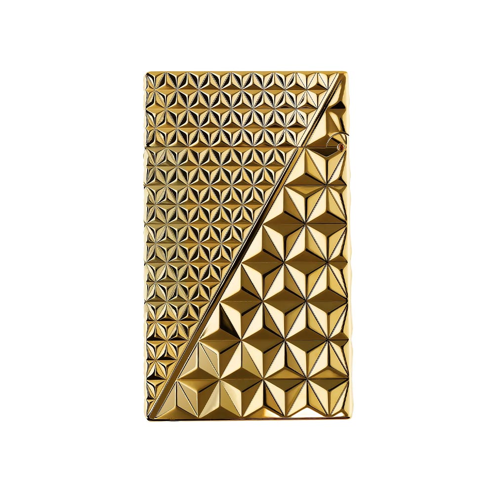 S.T. Dupont Lighter Line 2 Double Fire X Yellow Gold
