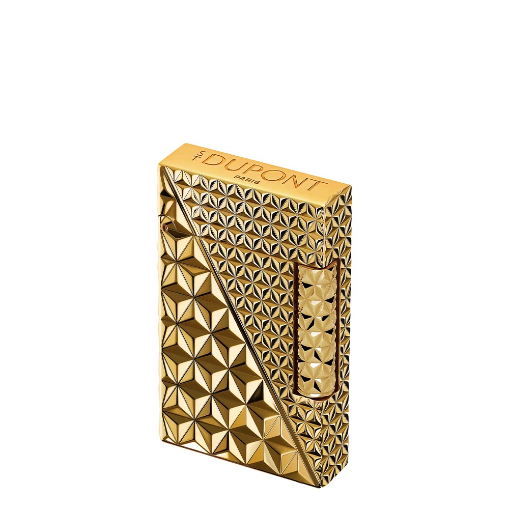 S.T. Dupont Lighter Line 2 Double Fire X Yellow Gold