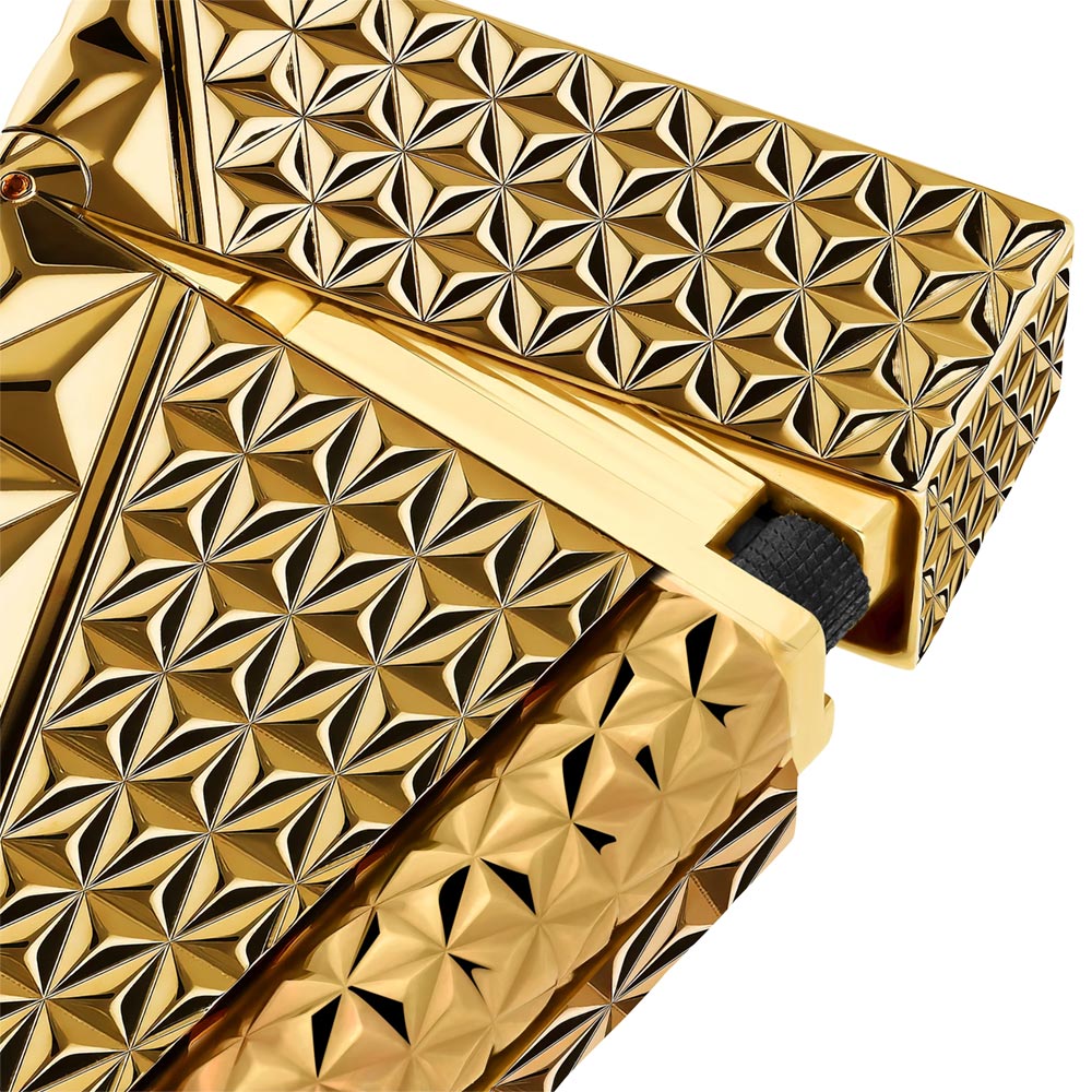 S.T. Dupont Lighter Line 2 Double Fire X Yellow Gold