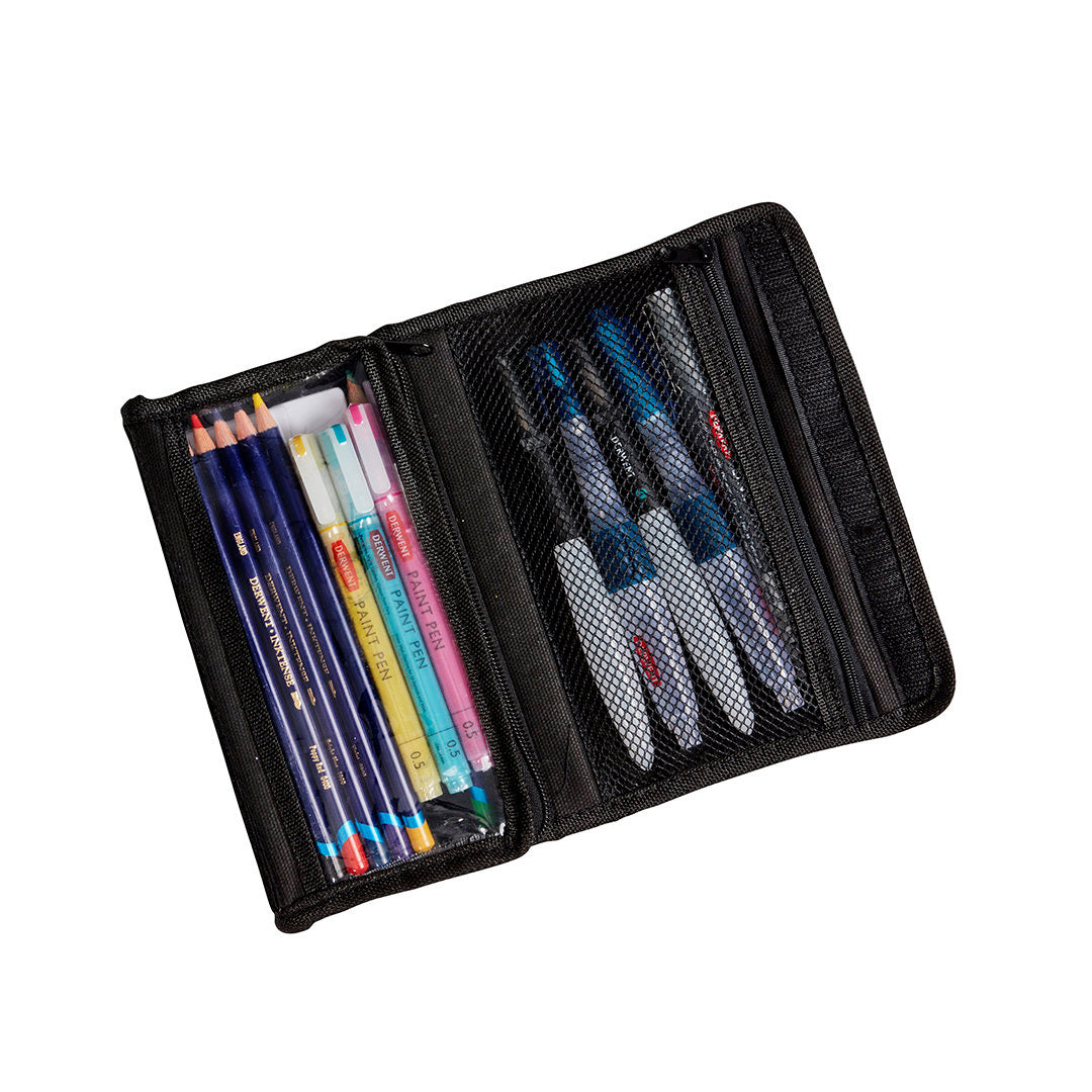 Derwent Artpack Pencil Case Black