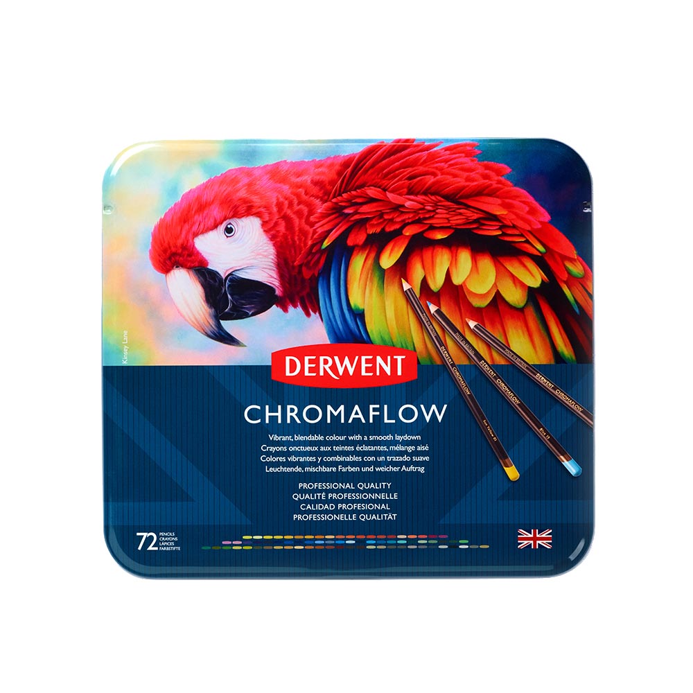 Derwent Chromaflow Pencils Tin of 72