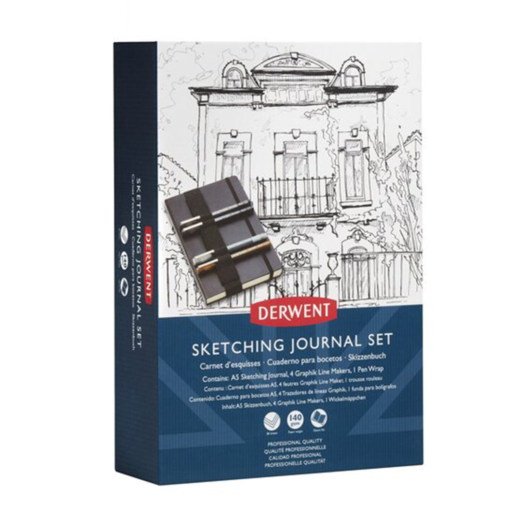 Derwent Line Maker A5 Sketching Journal Set