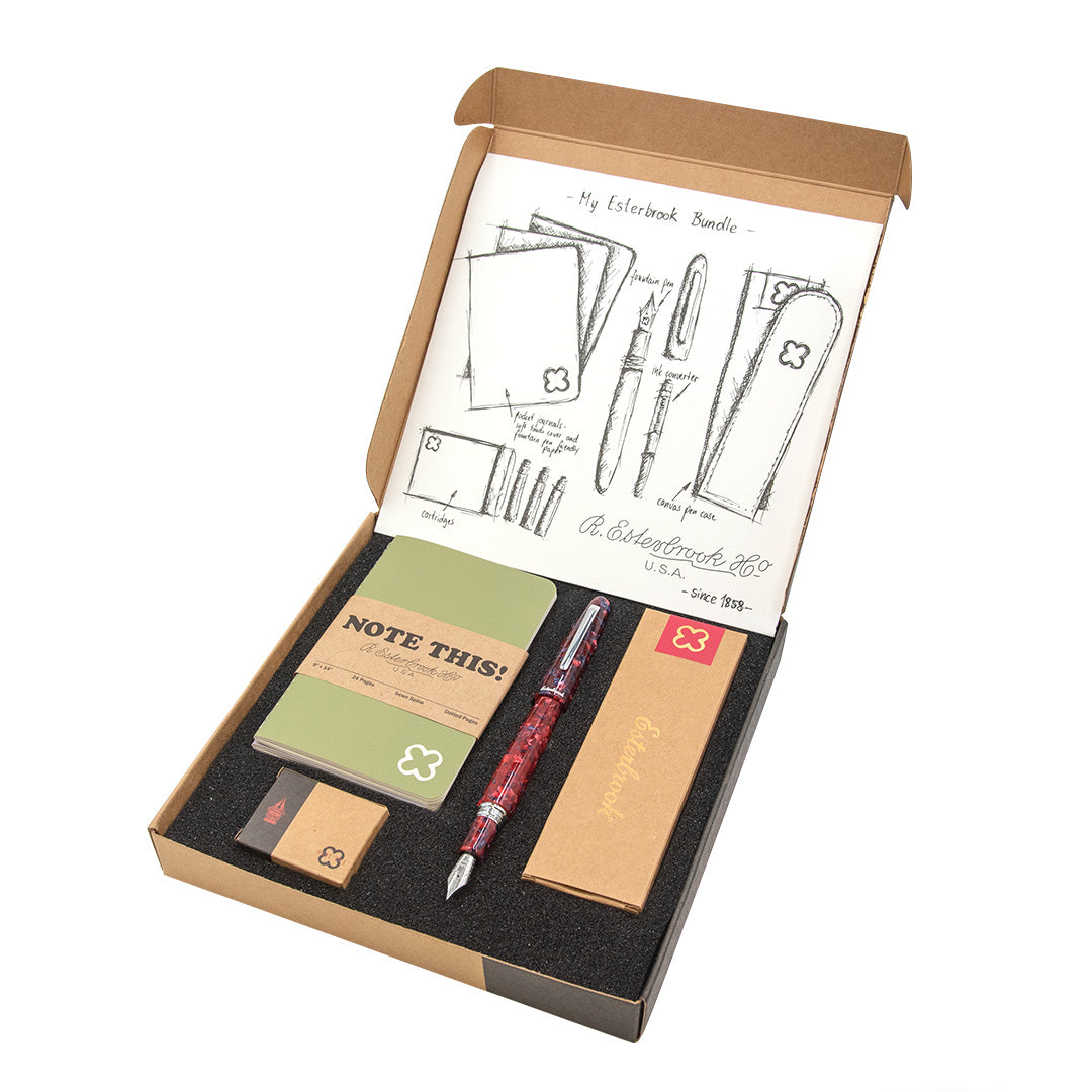Esterbrook Estie Oversize Scarlet Fountain Pen Gift Box