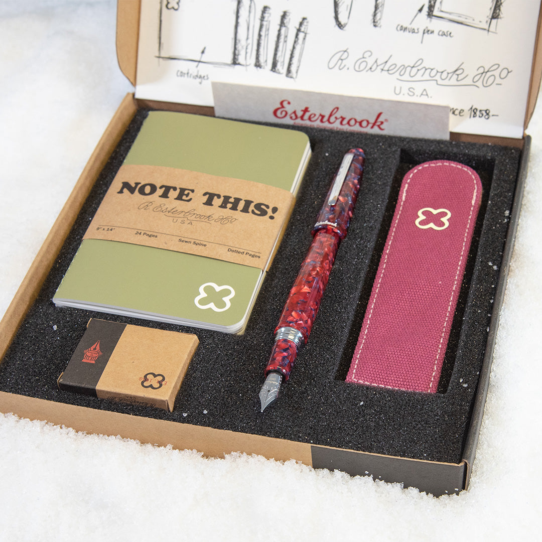 Esterbrook Estie Oversize Scarlet Fountain Pen Gift Box