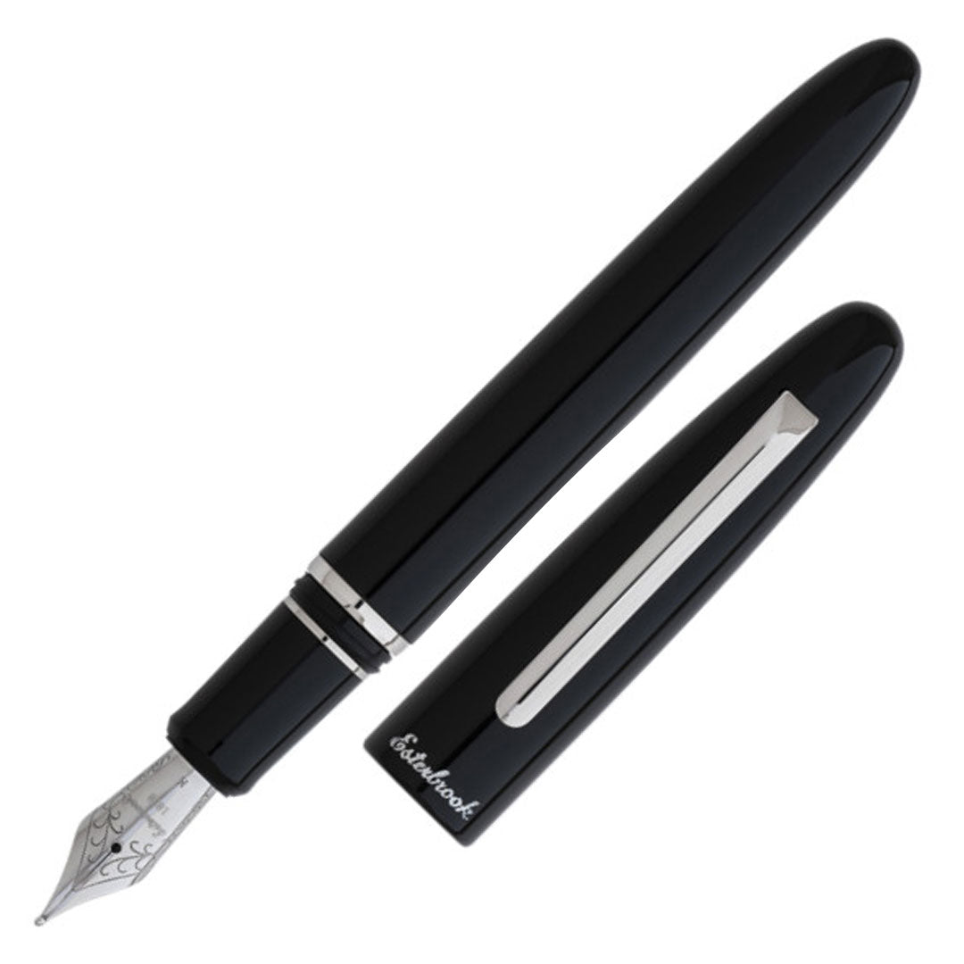 Esterbrook Estie Oversize Fountain Pen Ebony With Palladium Trim
