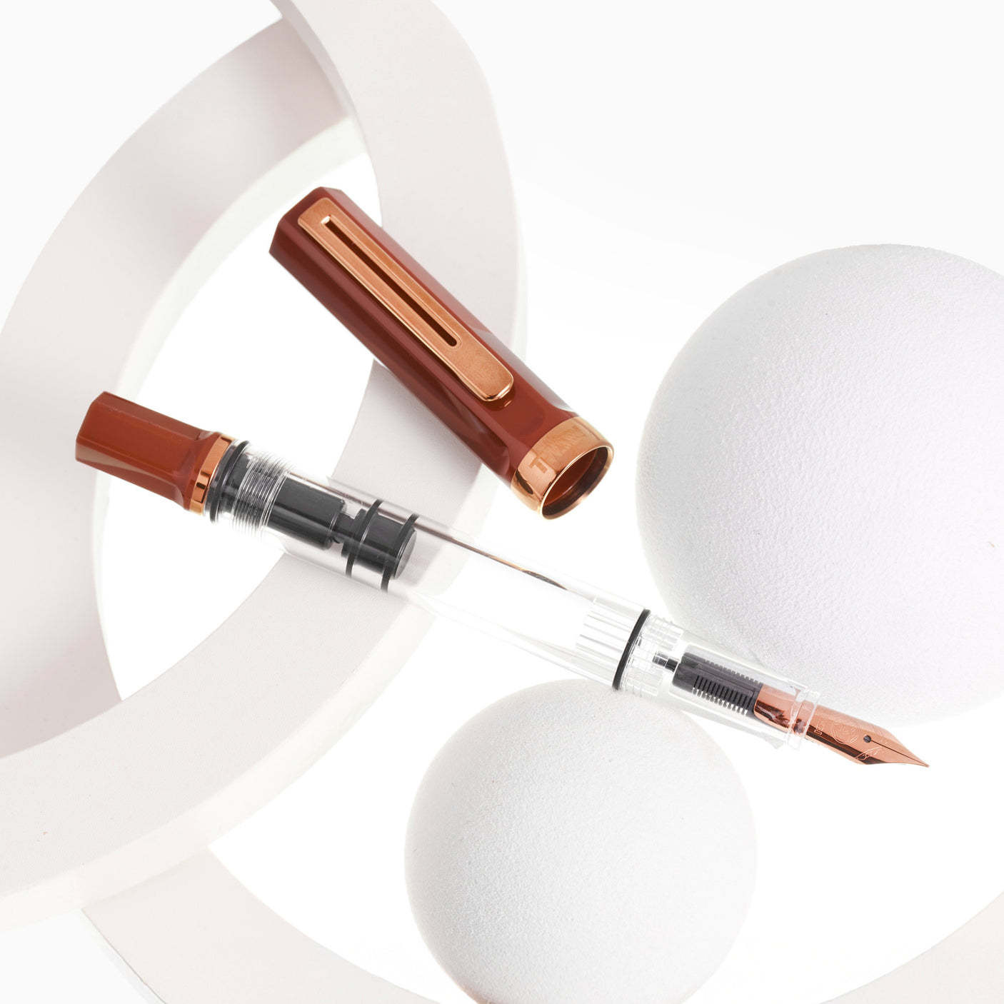 TWSBI Eco Fountain Pen Espresso With Bronze