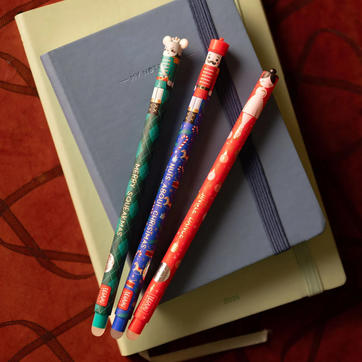 Legami Set of 3 Erasable Pens Xmas 2025