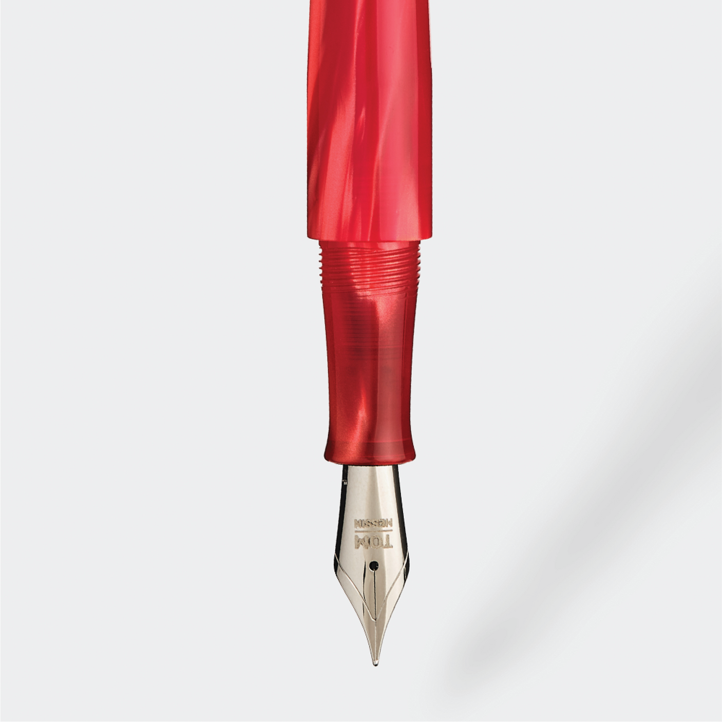 Tom Hessin Charles Collection Fountain Pen Exhibition Red