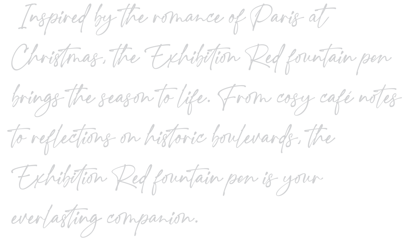 Tom Hessin Charles Collection Fountain Pen Exhibition Red