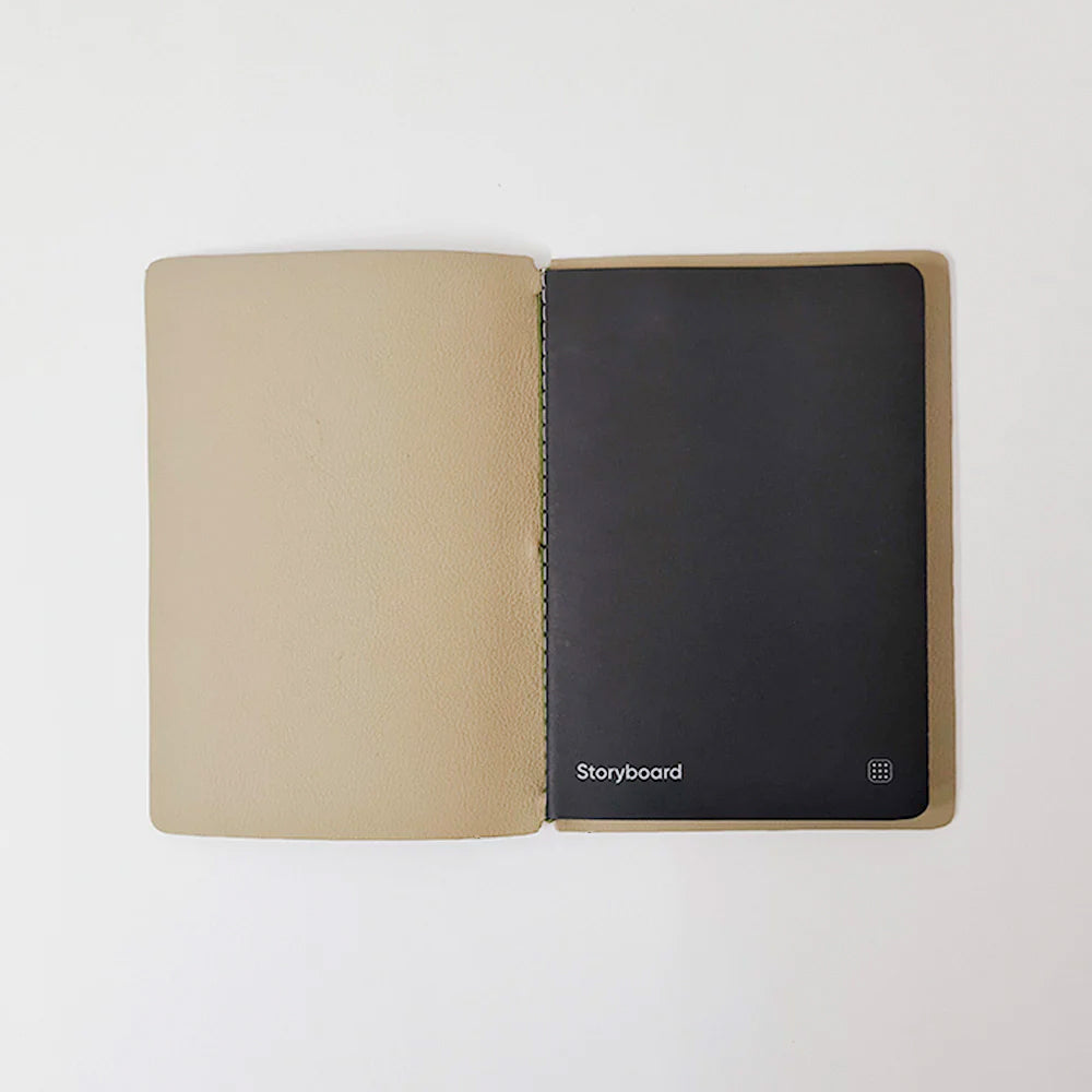 Endless Explorer Refillable Cactus Leather Regalia Paper Journal Beige by Endless at Cult Pens