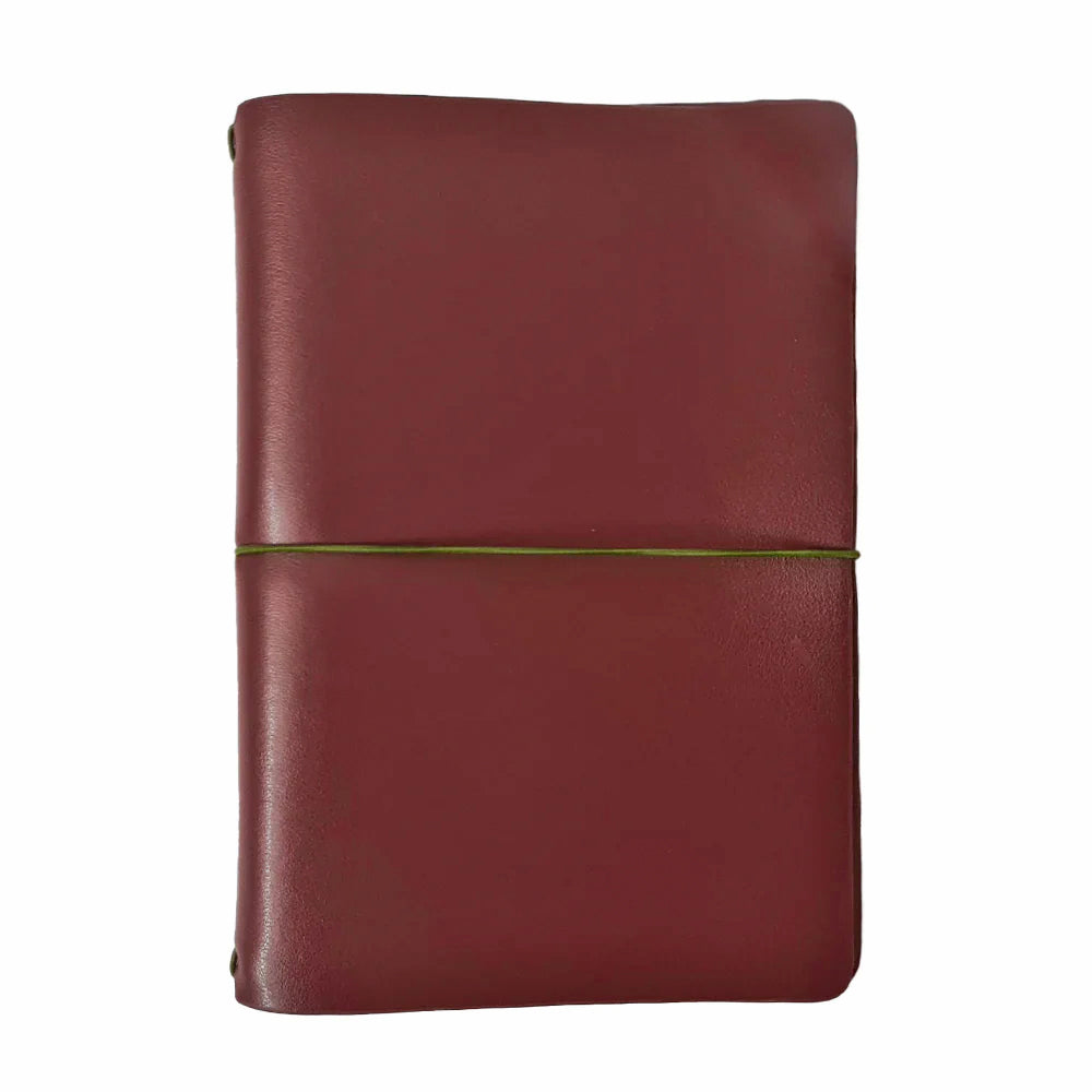 Endless Explorer Refillable Cactus Leather Regalia Paper Journal Maroon by Endless at Cult Pens