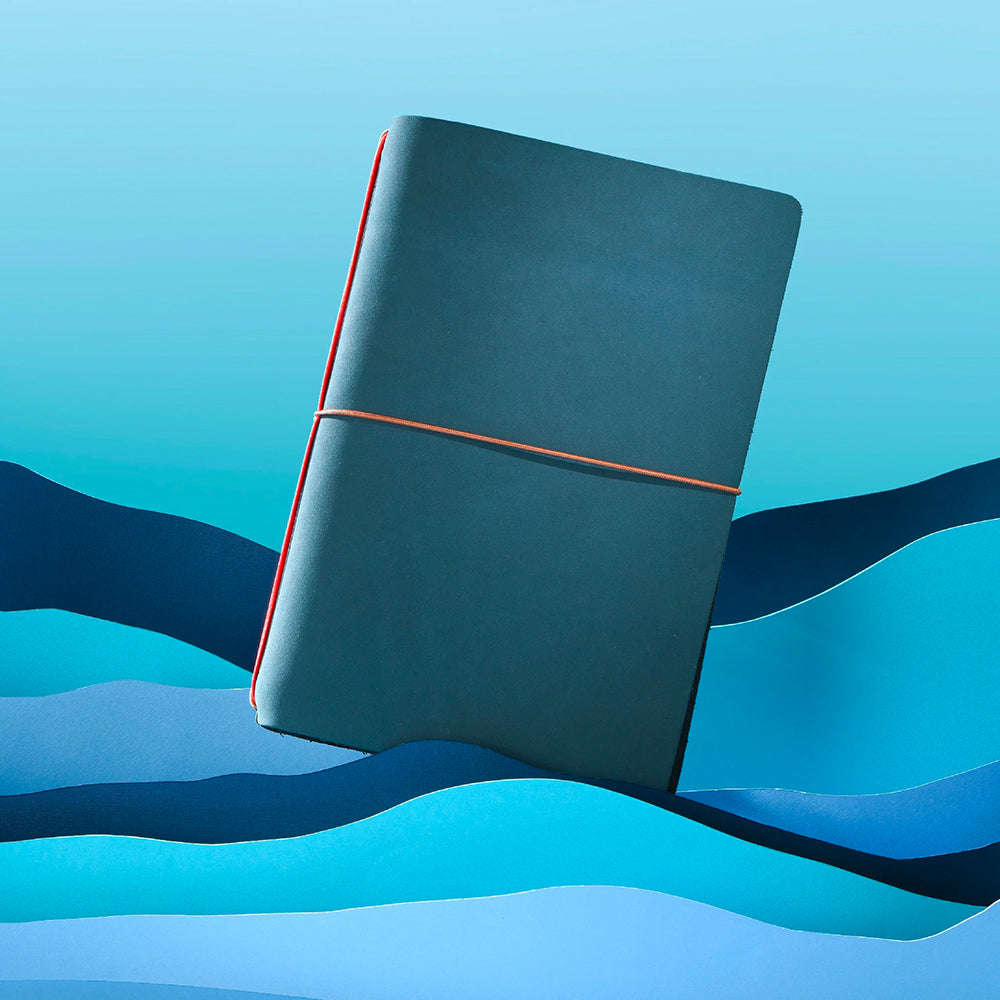 Endless Explorer Refillable Leather Regalia Paper Journal Blue by Endless at Cult Pens