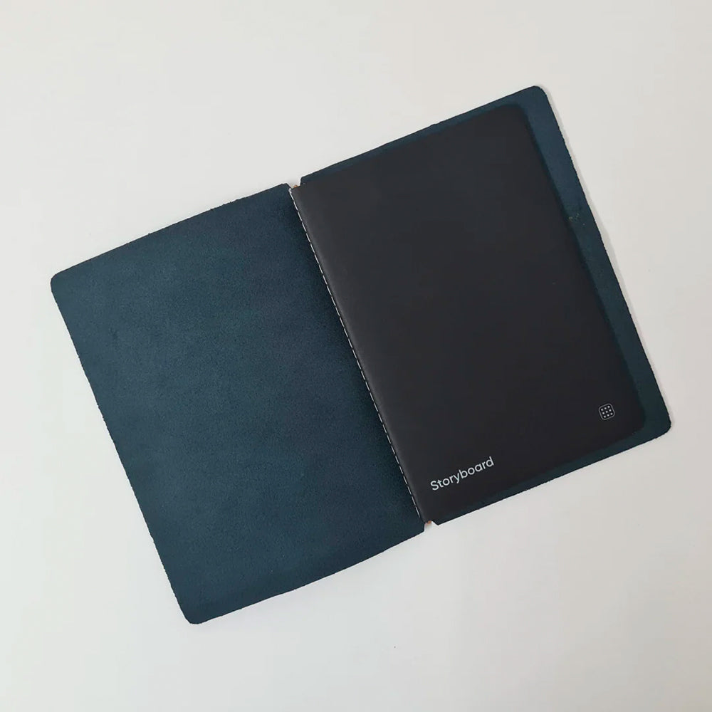 Endless Explorer Refillable Leather Regalia Paper Journal Blue by Endless at Cult Pens