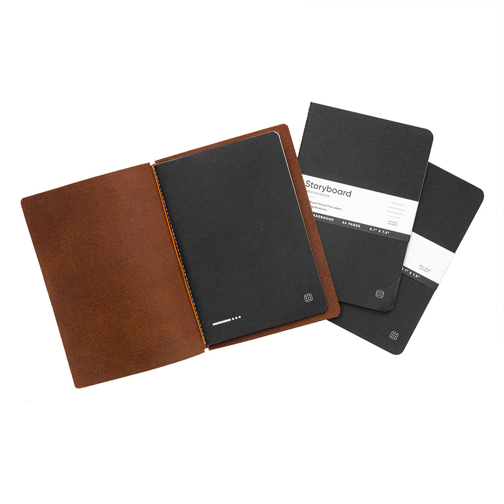 Endless Explorer Refillable Leather Regalia Paper Journal Brown by Endless at Cult Pens