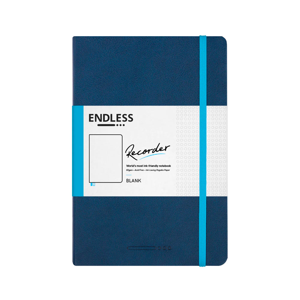 Endless Recorder Notebook A5 Deep Ocean by Endless at Cult Pens