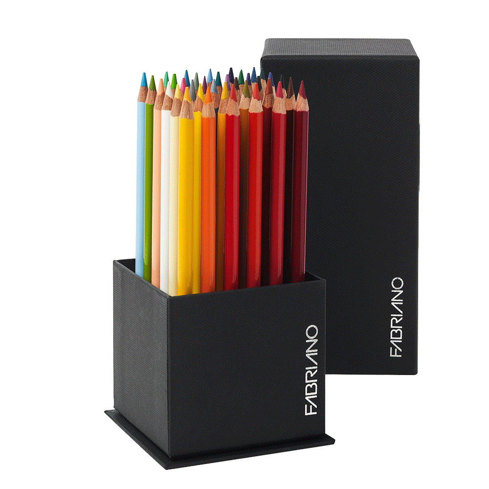 Fabriano Pastelli Acquerello Watercolour Pencil Box of 36