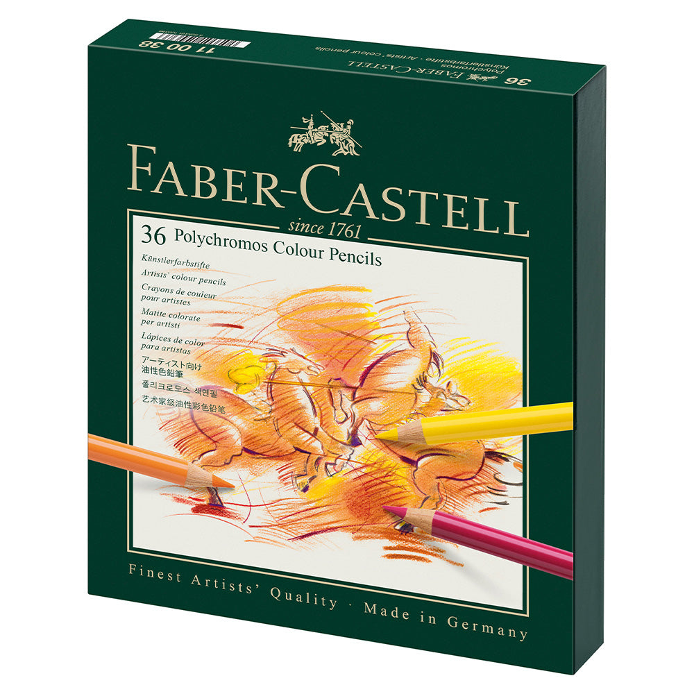 Faber-Castell Gift Box of 36 Polychromos Artists' Pencils by Faber-Castell at Cult Pens