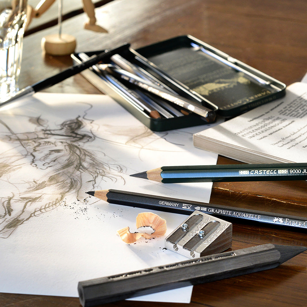 Faber-Castell Pitt Monochrome Graphite Set Small by Faber-Castell at Cult Pens