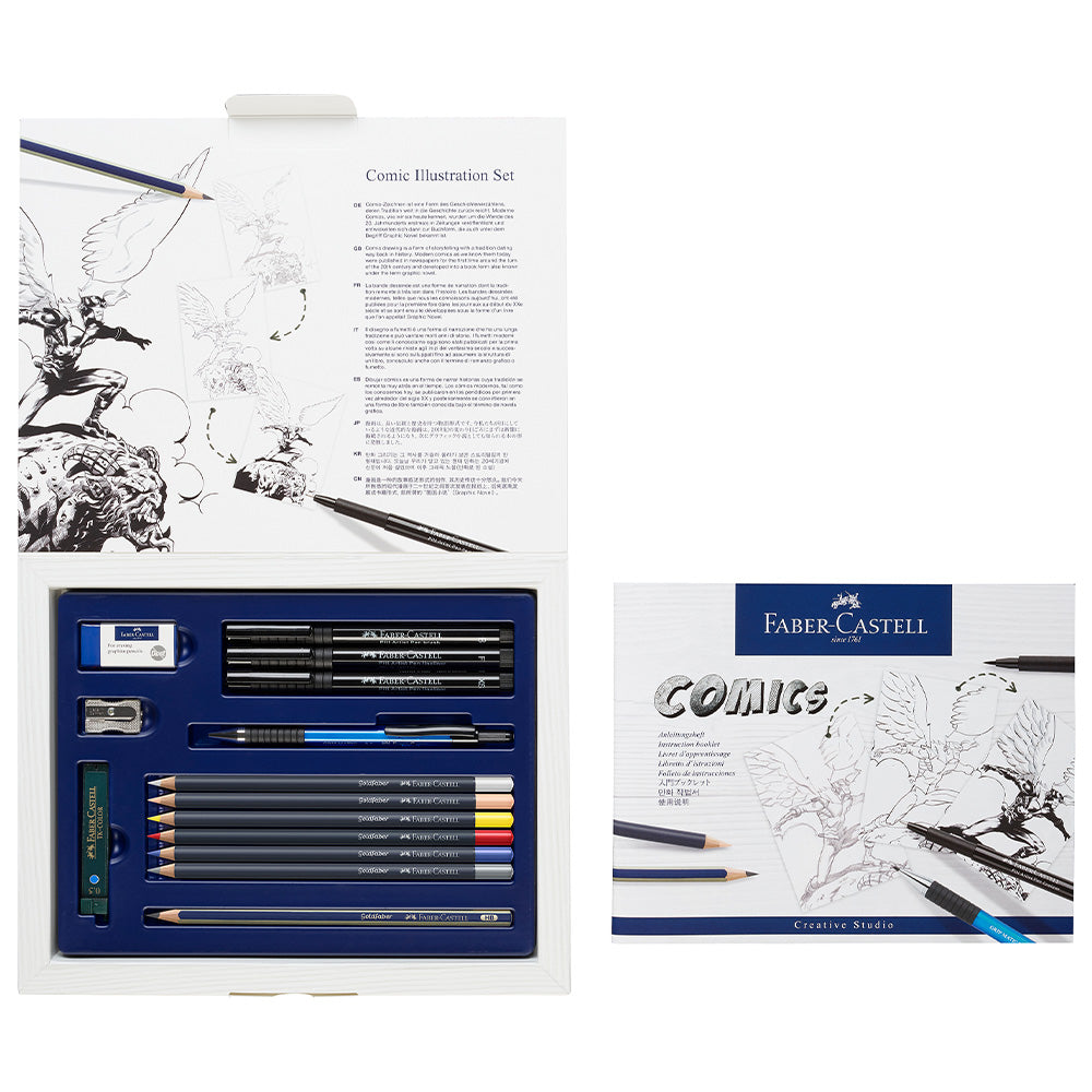 Faber-Castell Comic Illustration Set Assorted by Faber-Castell at Cult Pens