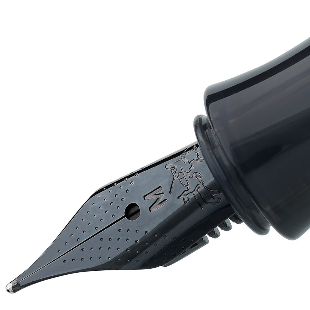 Faber-Castell Hexo Black Fountain Pen and Rollerball Pen Set Fine