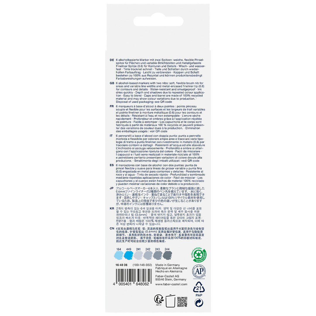 Faber-Castell Goldfaber Sketch Marker Set of 6 Product Design