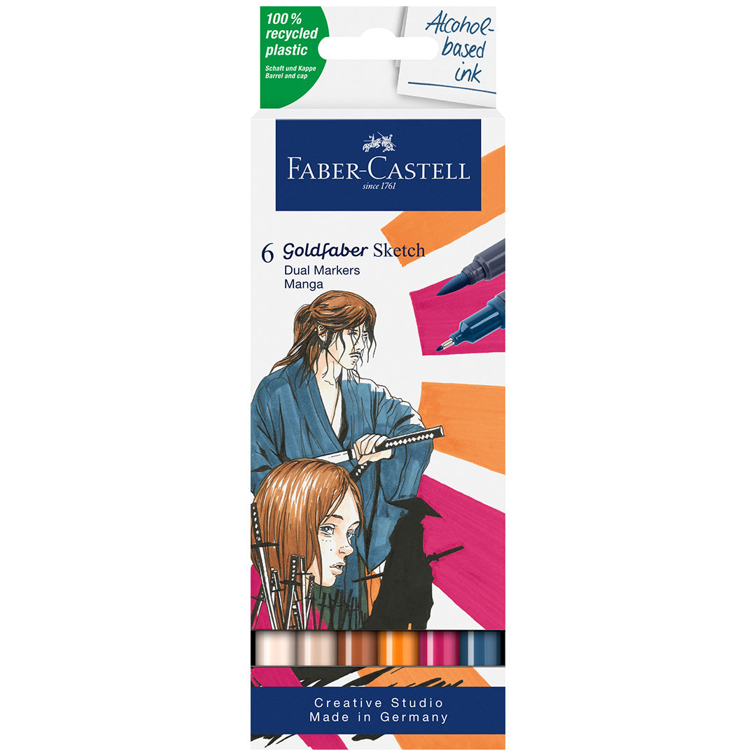 Faber-Castell Goldfaber Sketch Marker Set of 6 Manga