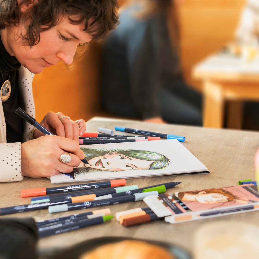 Faber-Castell Goldfaber Sketch Marker Set of 6 Kawaii Set 2