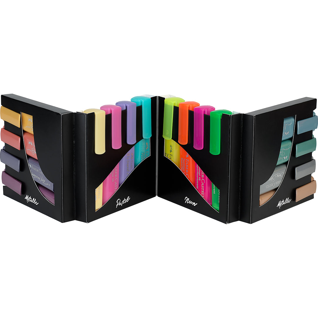 Faber-Castell Textliner 46 Desk Set of 16