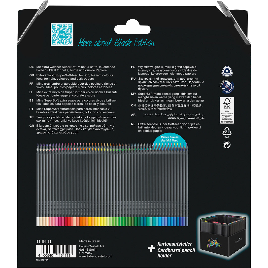 Faber-Castell Colouring Pencils Black Edition Set of 100