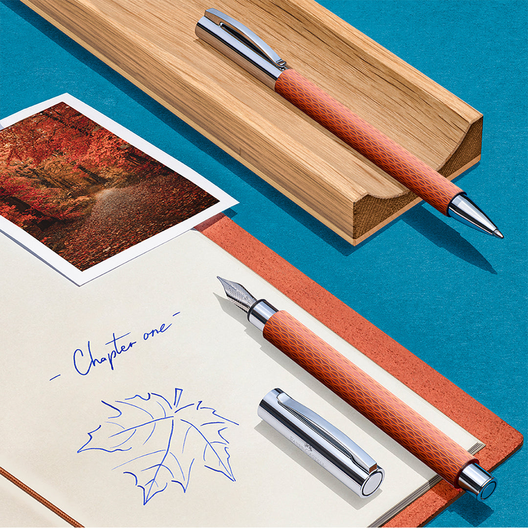 Faber-Castell Ambition OpArt Fountain Pen Autumn Leaves