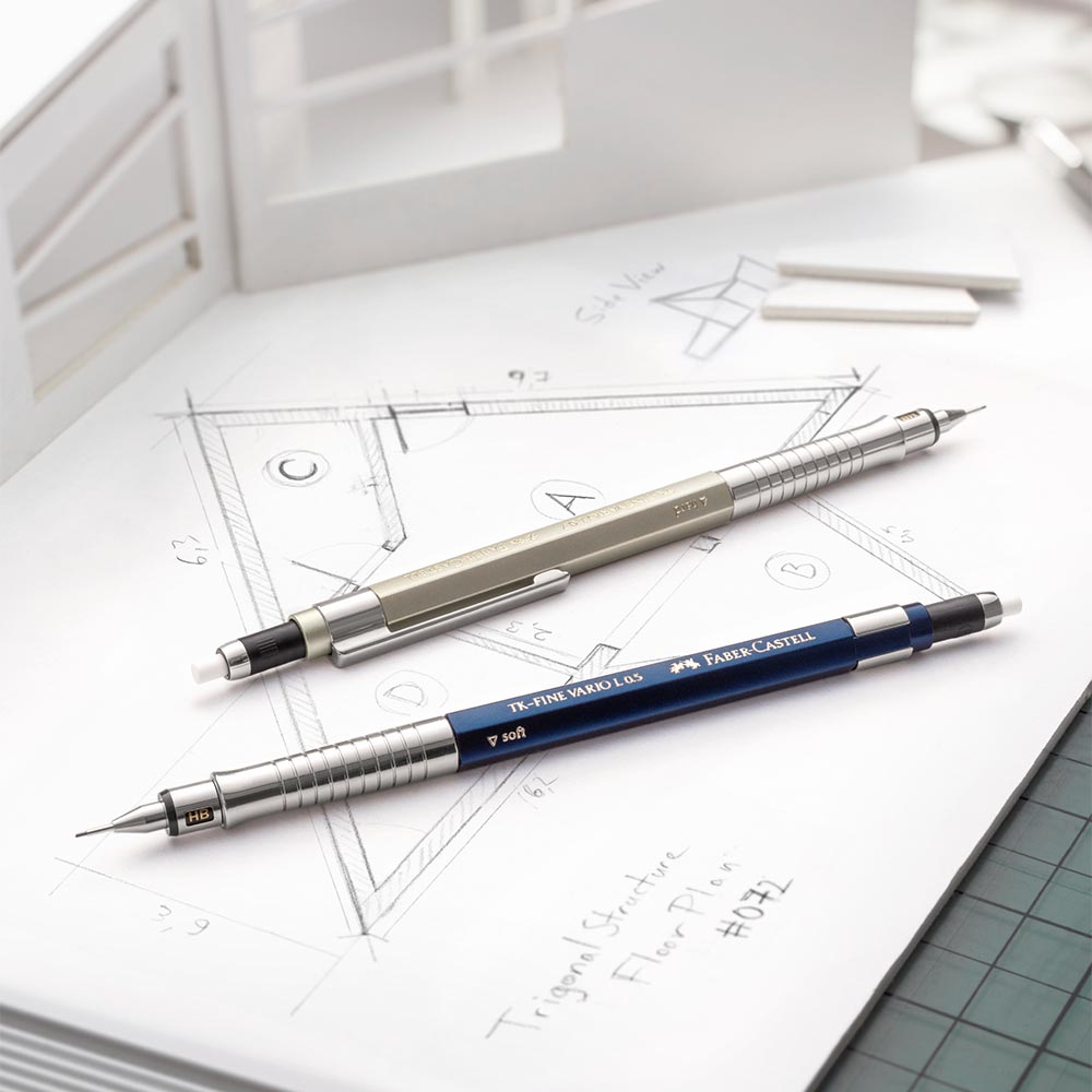 Faber-Castell Mechanical Pencil Tk-Fine Vario L Champagne Gold