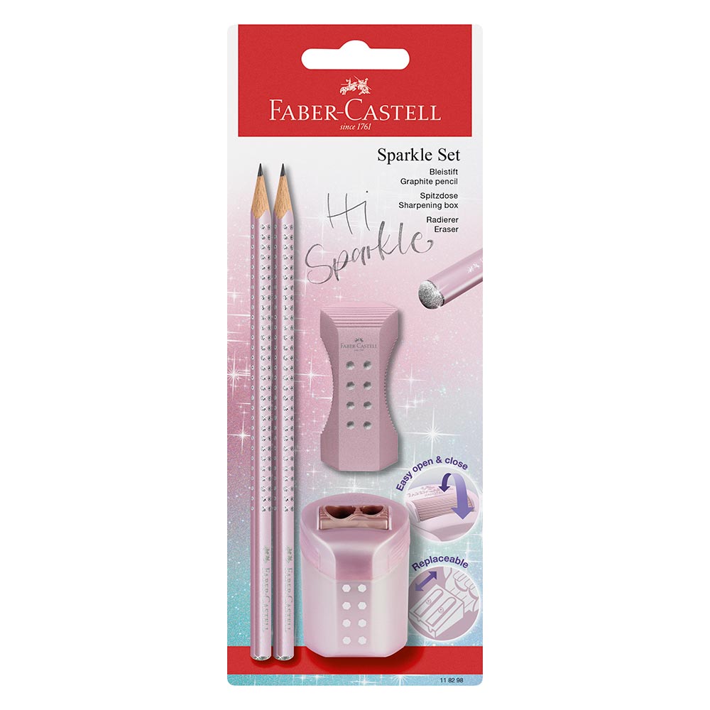Faber-Castell Pencil Set Sparkle Rose