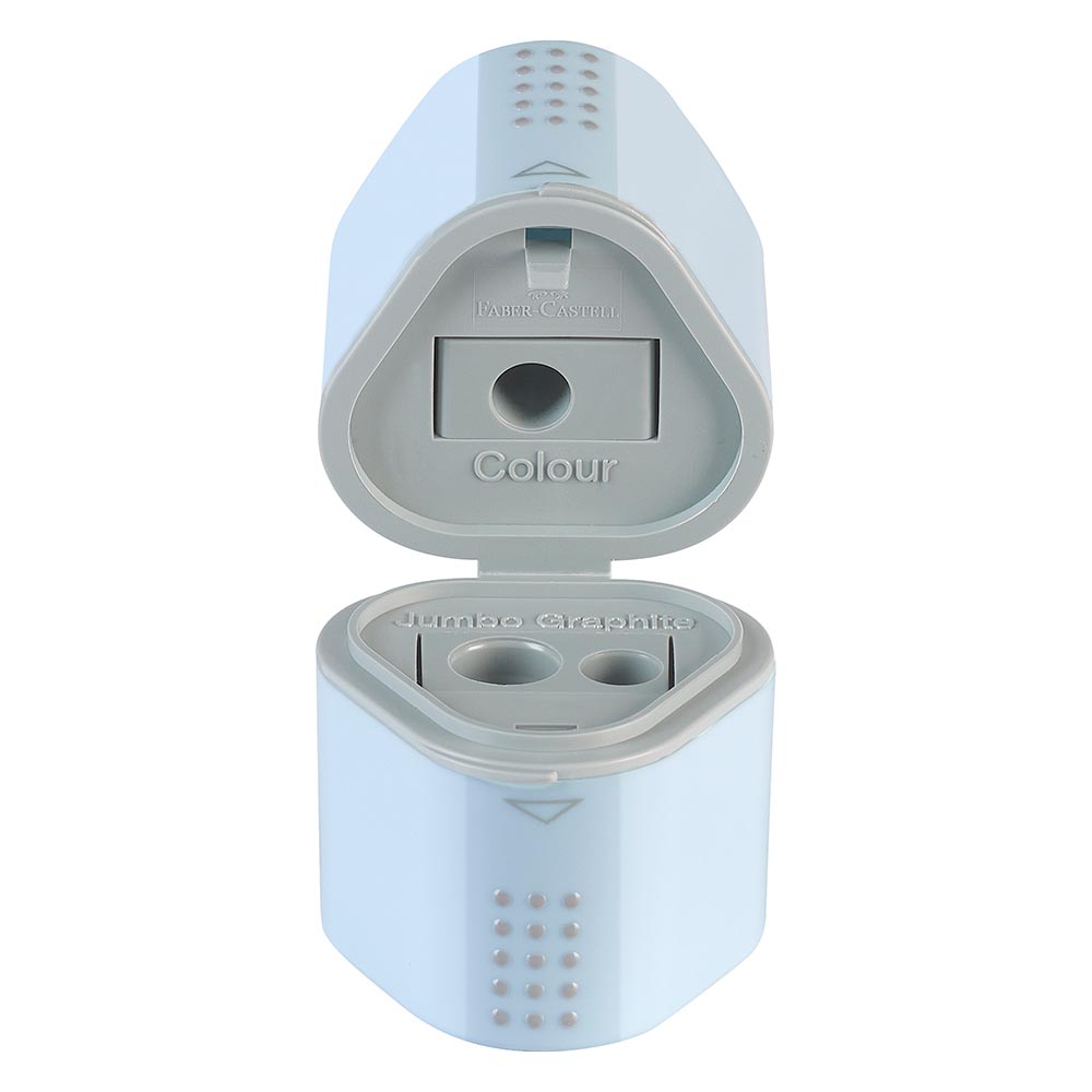 Faber-Castell Grip 2001 Trio Sharpener Sky Blue