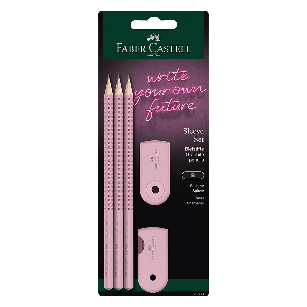 Faber-Castell Sleeved Pencil Set Large Rose Shadows
