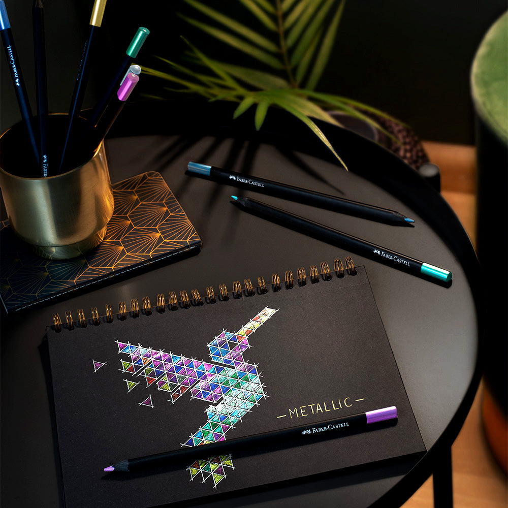 Faber-Castell Colour Pencils Black Edition Metallic Set of 12