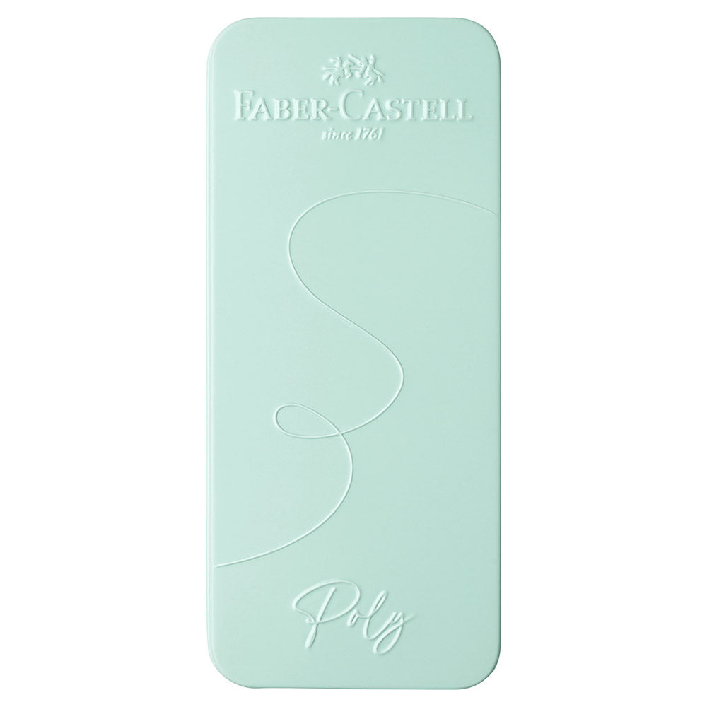 Faber-Castell Poly Fountain Pen and Ballpoint Set Caribic Blue