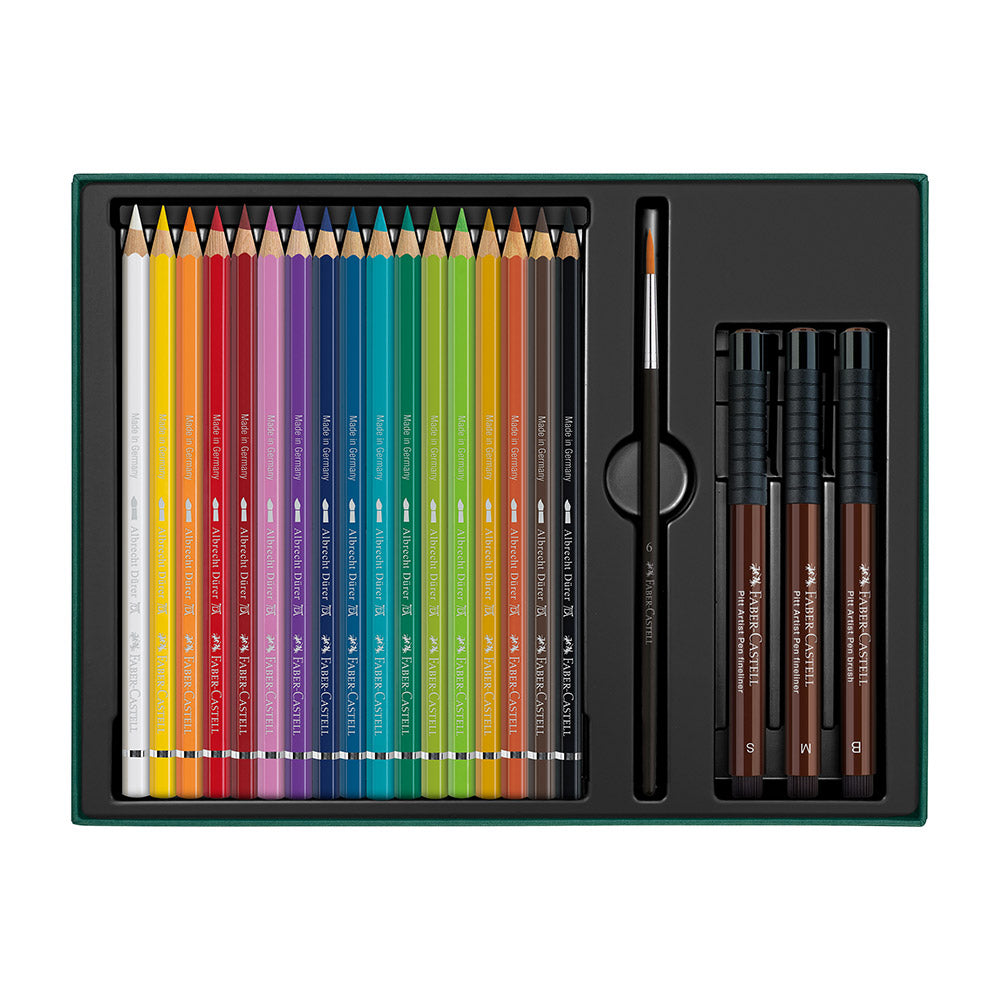 Faber-Castell Albrecht Dürer and Pitt Pen Gift Set 21 Piece