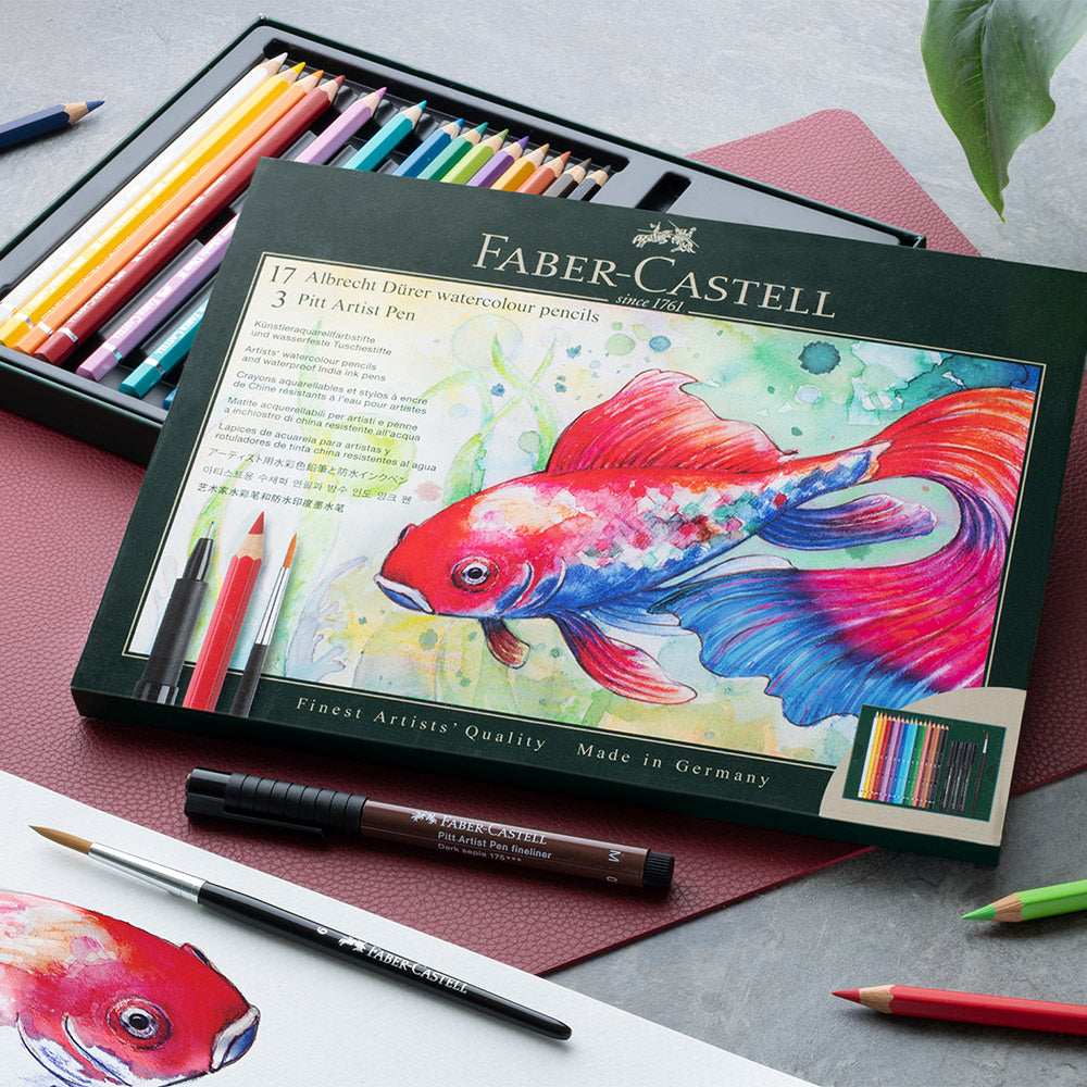 Faber-Castell Albrecht Dürer and Pitt Pen Gift Set 21 Piece