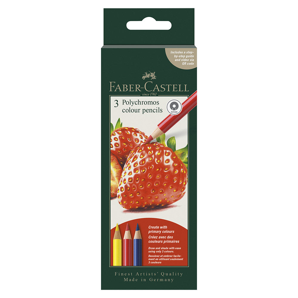 Faber-Castell Polychromos 3 Colour Creative Set Strawberry