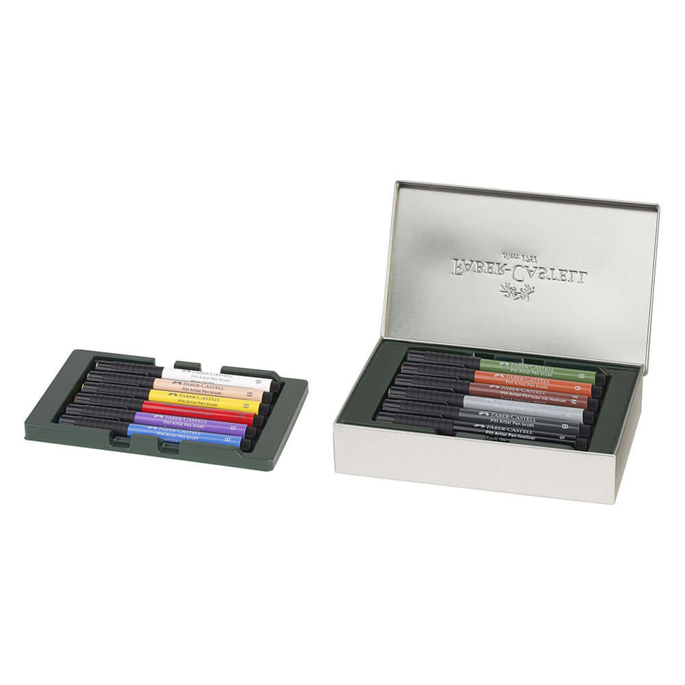 Faber-Castell Pitt Artist Brush Pen City Gift Set of 12 Milan