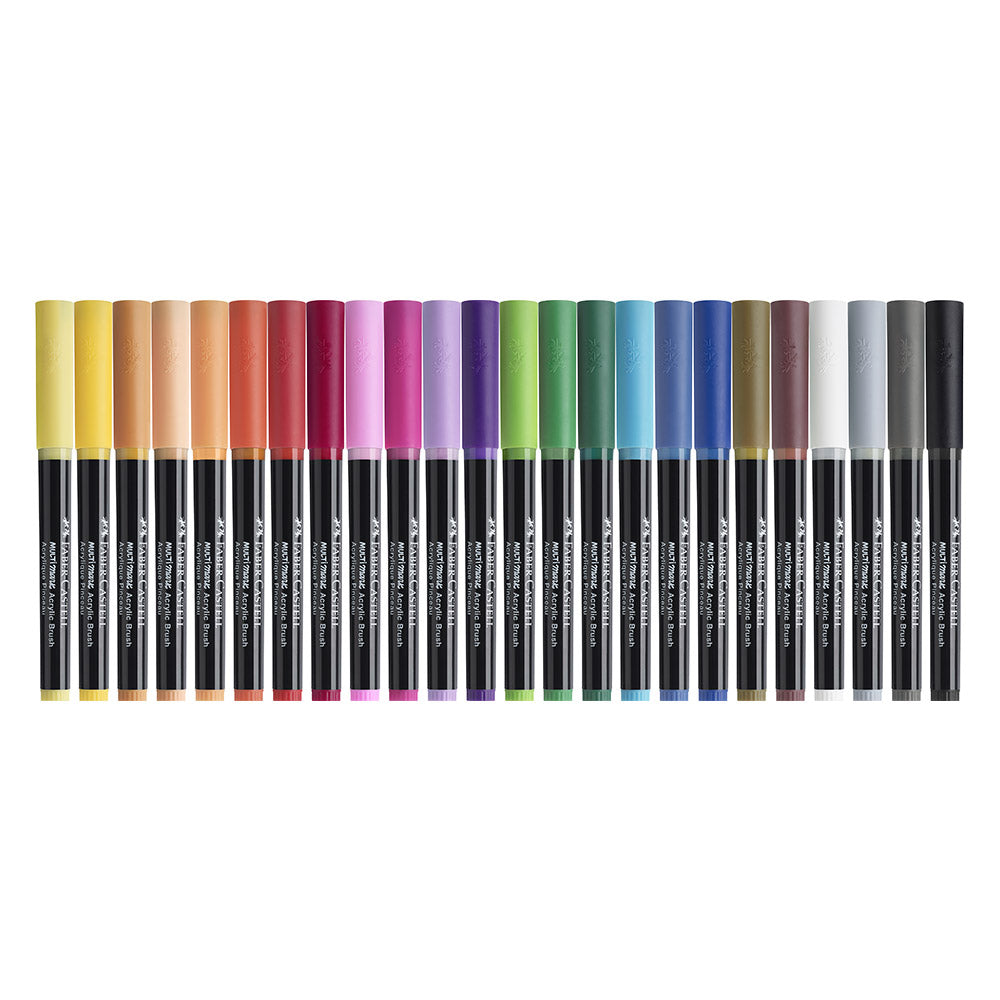 Faber-Castell Multimark Acrylic Brush Box of 24