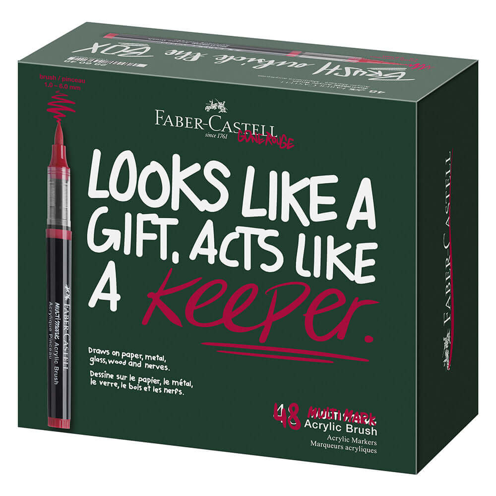Faber-Castell Multimark Acrylic Brush Box of 48