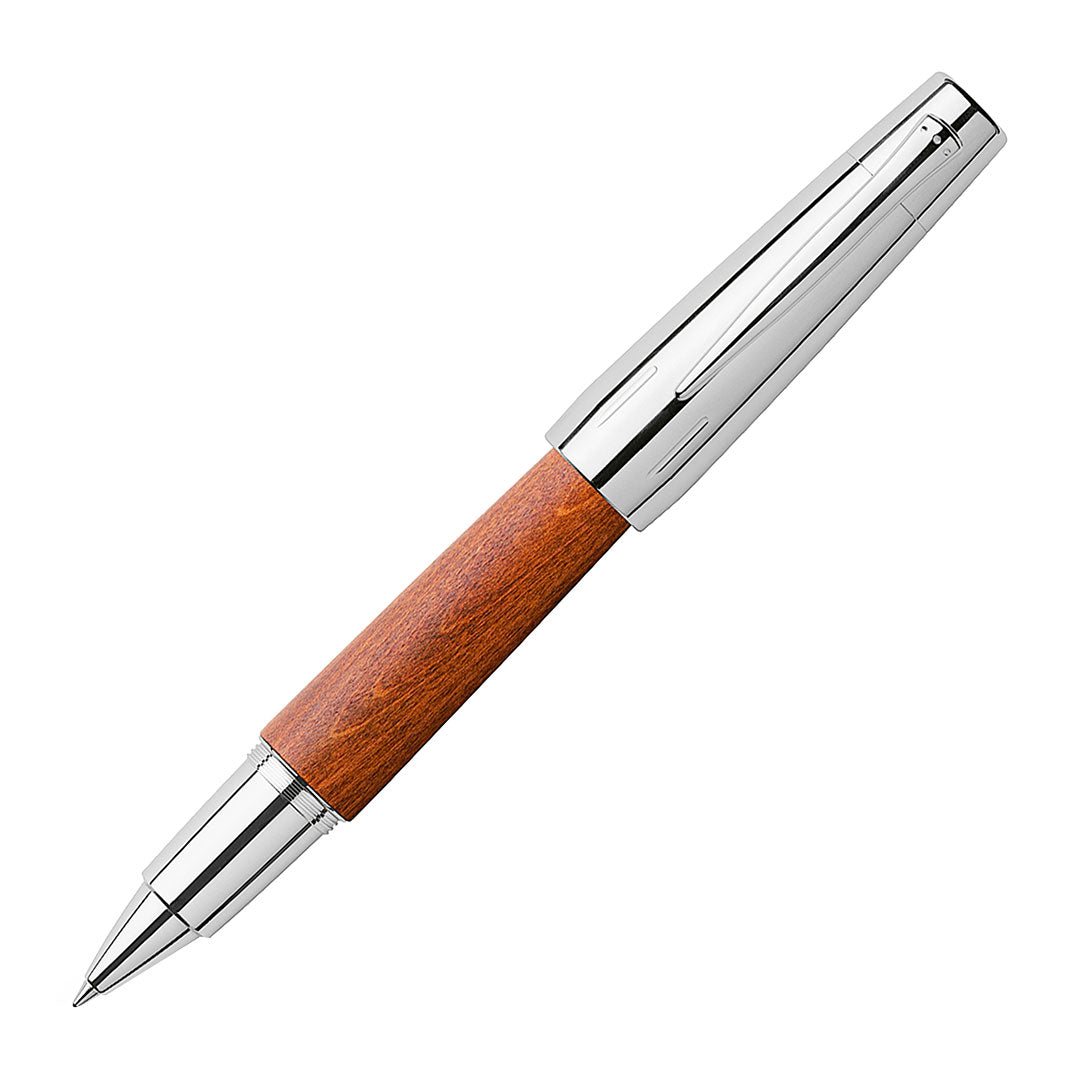 Faber-Castell e-motion Pearwood Rollerball Pen Brown