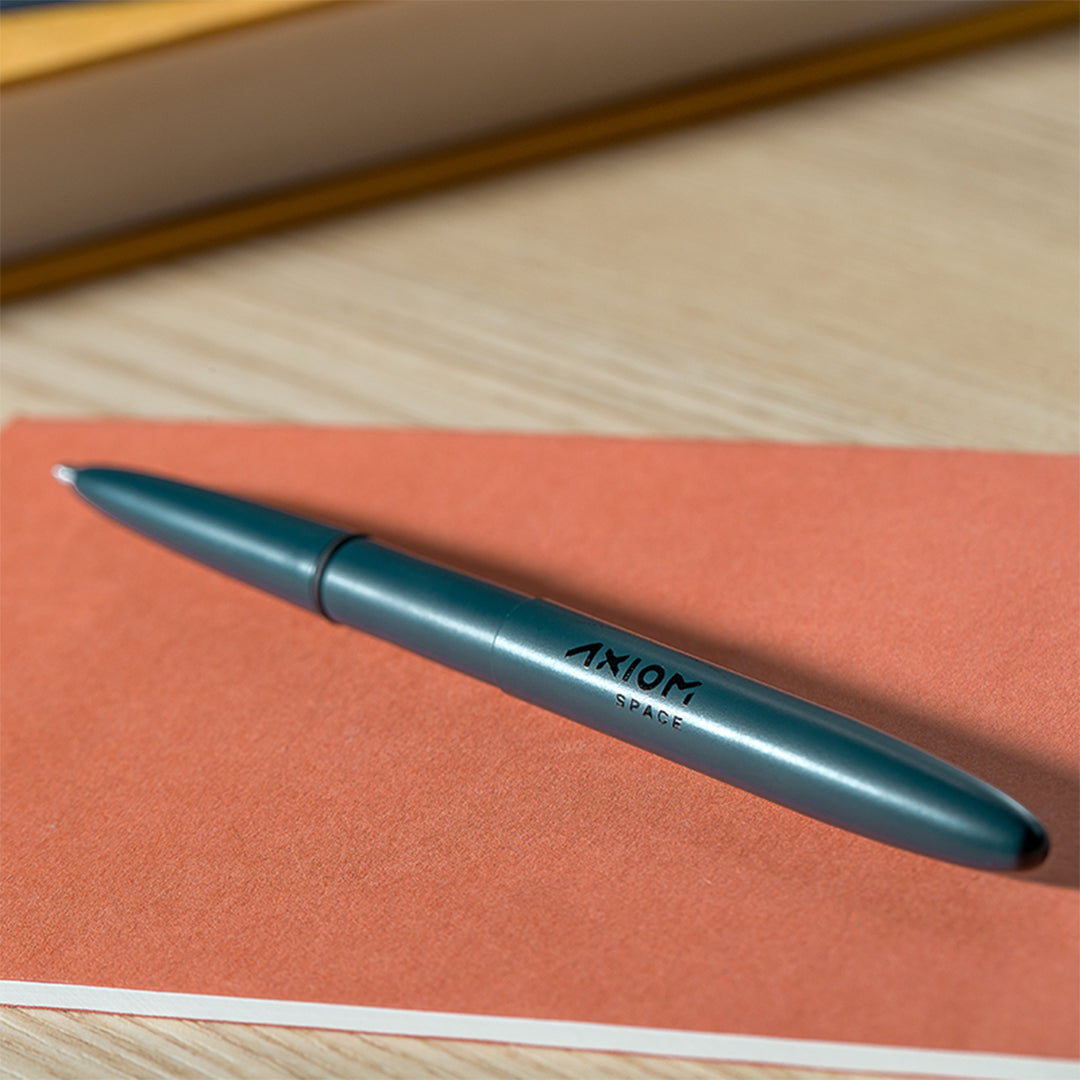 Fisher Space Pen Elite Navy Blue Cerakote Bullet Space Pen With Axiom Space Logo