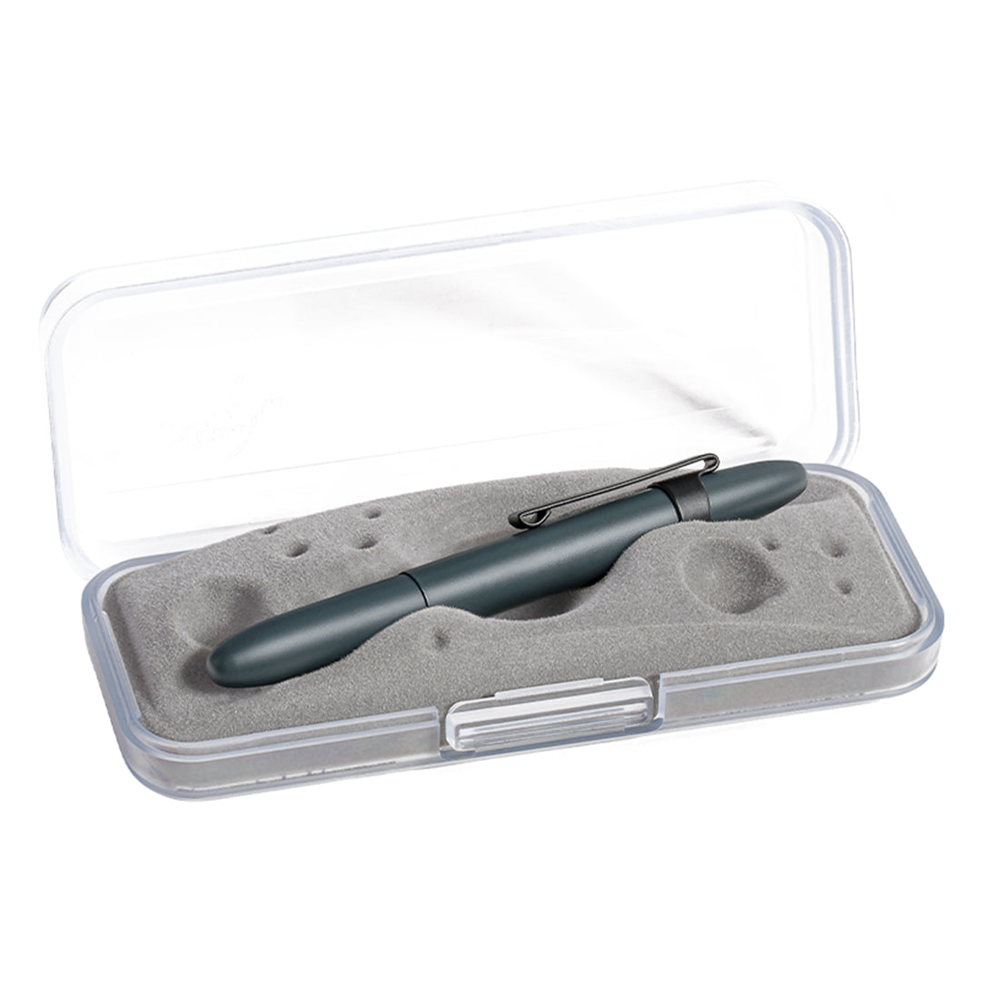 Fisher Space Pen Elite Navy Blue Cerakote Bullet Space Pen With Matte Black Pocket Clip and Axiom Space Logo