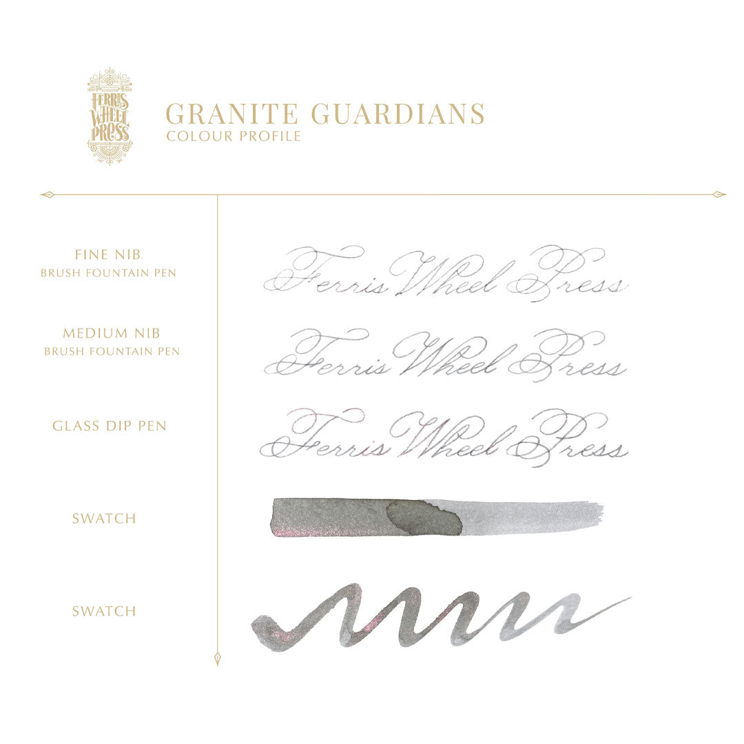 Ferris Wheel Press Ferritales Fountain Pen Ink 20ml Granite Guardians